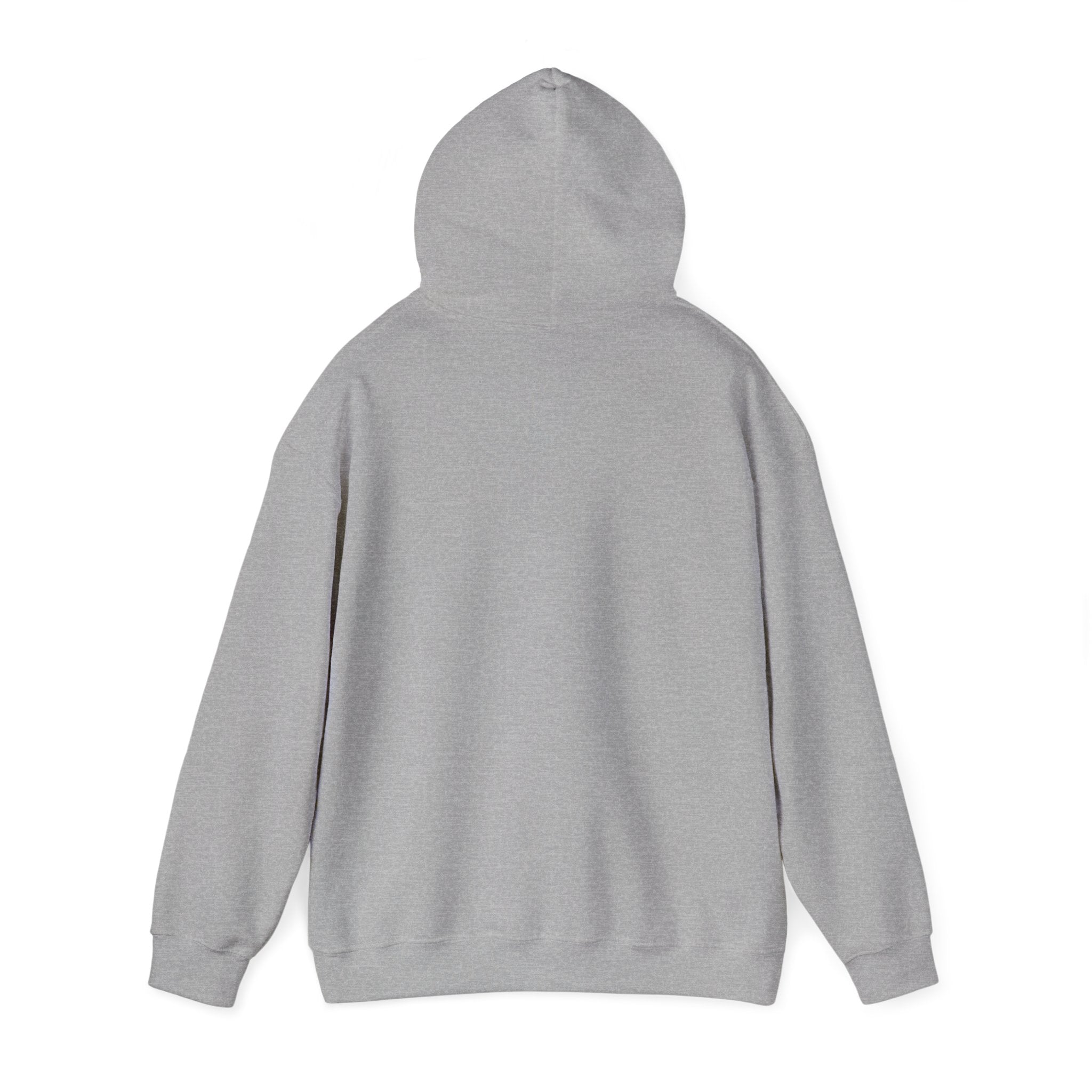 Silver Ribbon Heart Hoodie — Awareness Ribbon Double Heart Pullover