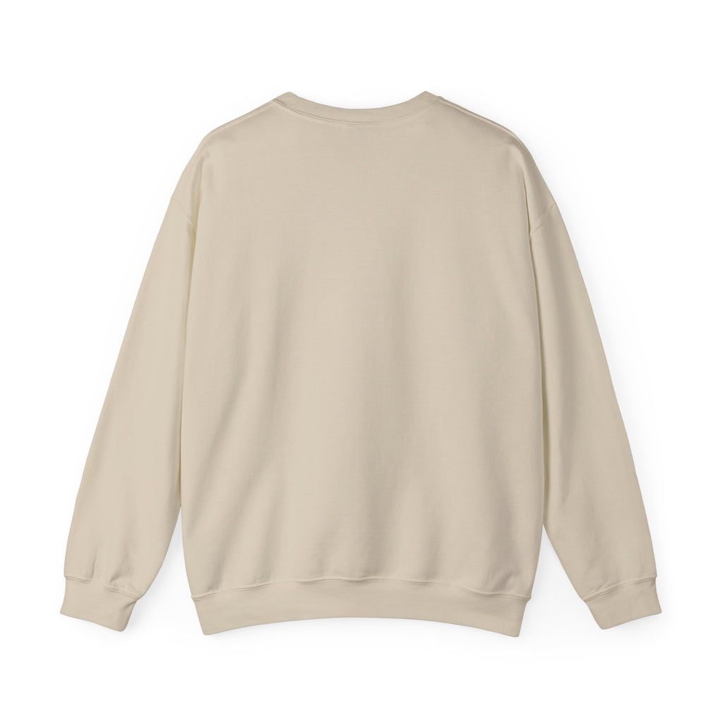 Crewneck Sweatshirt with Vintage Ghost Town Illustration — Western Desert Landscape Pullover