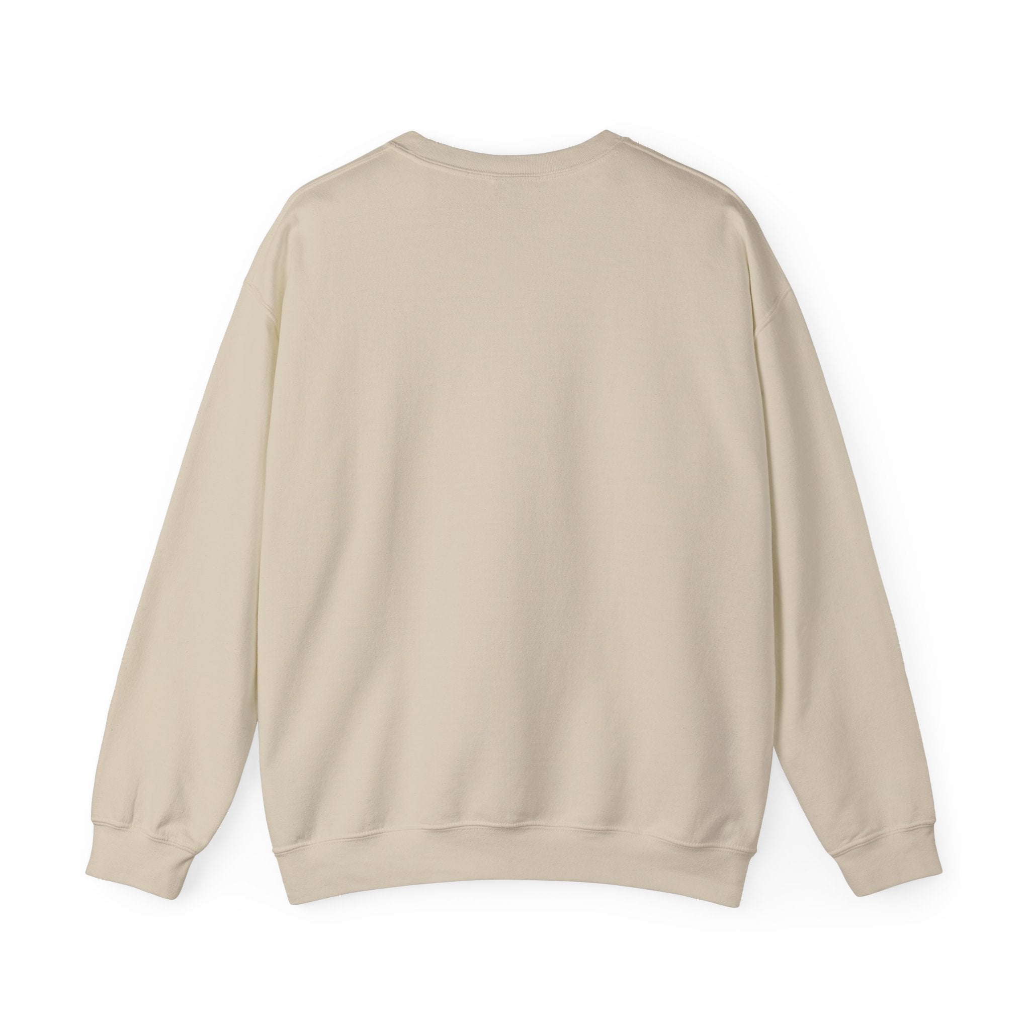 Crewneck Sweatshirt with Vintage Ghost Town Illustration — Western Desert Landscape Pullover